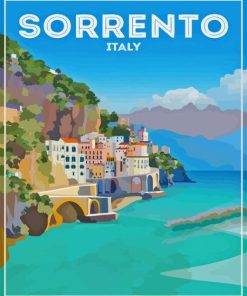 Sorrento Poster Paint By Numbers