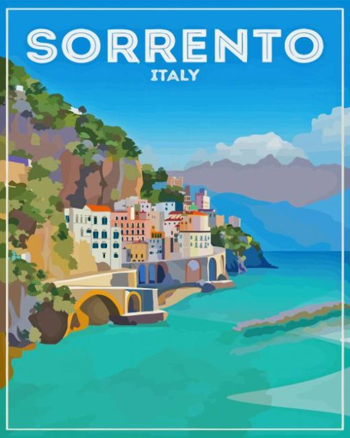 Sorrento Poster Paint By Numbers