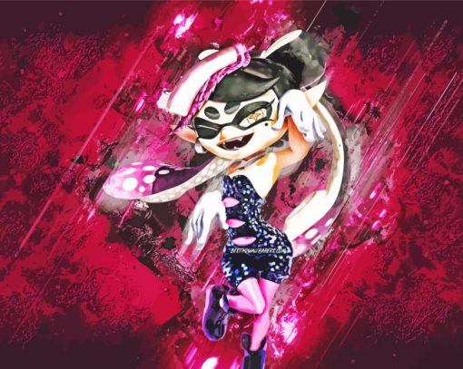 Splatoon Callie Paint By Numbers