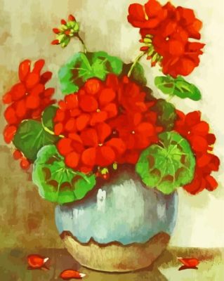 Potted Flowers Paint By Numbers