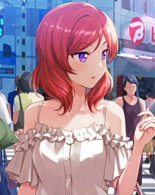 Stylish Maki Nishikino Paint By Numbers