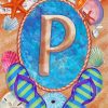 Monogram Letter P Paint By Numbers