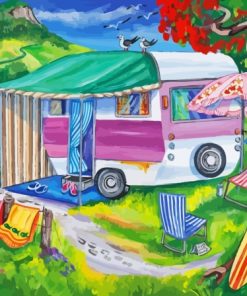 Vanlife Camp Paint By Numbers