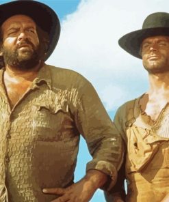 Terence Hill And Bud Spencer Paint By Numbers