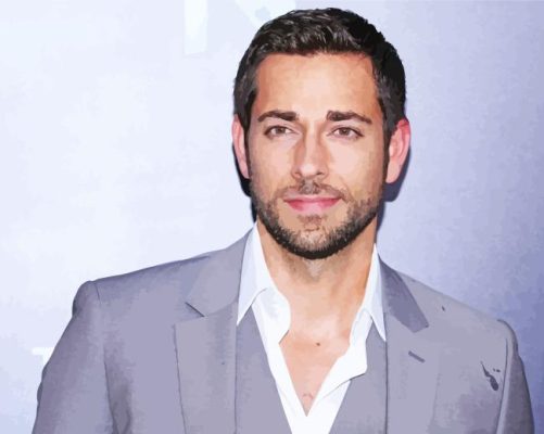 Celebrity Zachary Levi Paint By Numbers