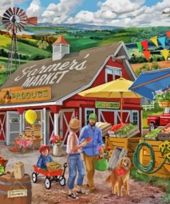 The Fram Market Paint By Numbers