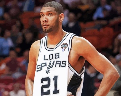 Tim Duncan Paint By Numbers