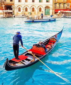 Venice Gondolas Paint By Numbers