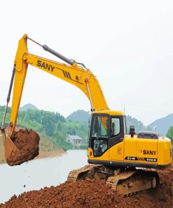 Excavator Sany 25 Paint By Numbers