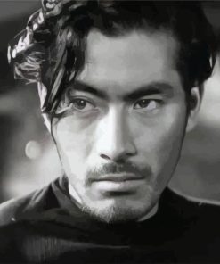 Young Toshiro Mifune Paint By Numbers