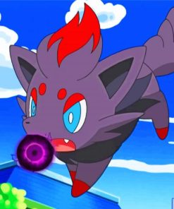 Zorua Pokemon Paint By Numbers