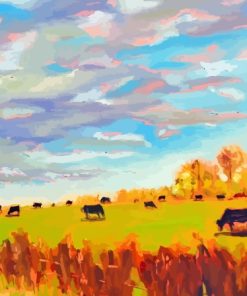 Abstract Cows Paint By Numbers