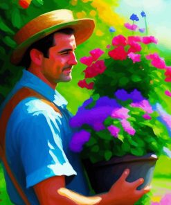 Gardener Man Paint By Numbers