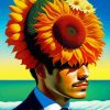 Sunflower Man Paint By Numbers