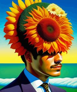 Sunflower Man Paint By Numbers