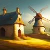 Aesthetic Windmill Paint By Numbers