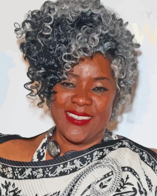 American Actress Loretta Devine Paint By Numbers