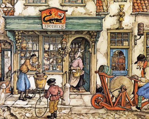 Anton Pieck Paint By Numbers