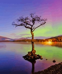 Aurora Loch Lomond Paint By Numbers