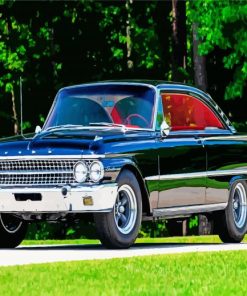 Black Ford Starliner Car Paint By Numbers