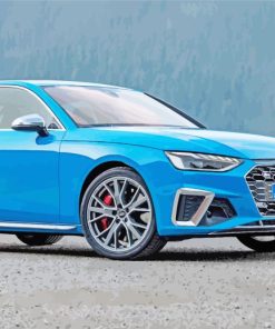 Blue Audi Paint By Numbers