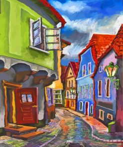 Cesky Krumlov Art Paint By Numbers