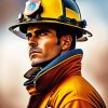 Cool Firefighter Paint By Numbers