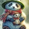 Cute Panda Animal Paint By Numbers