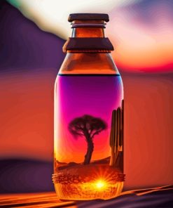 Desert Bottle Paint By Numbers