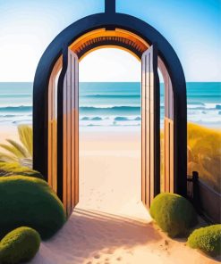 Door To Beach Paint By Numbers