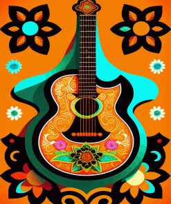 Florla Guitar Paint By Numbers