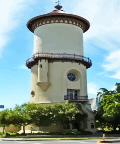 Water Tower Paint By Numbers