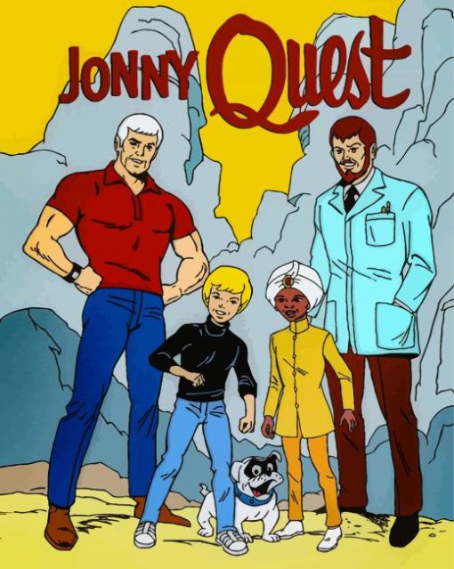 Jonny Quest Paint By Numbers