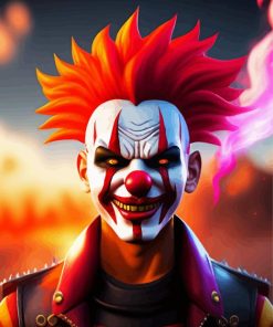 Killer Clown Paint By Numbers