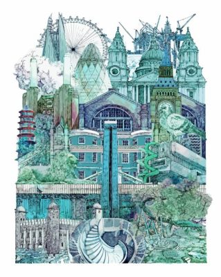 London Landmarks Paint By Numbers