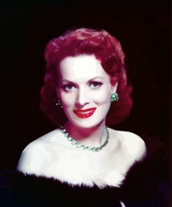 Maureen Ohara American Actress Paint By Numbers