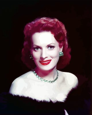 Maureen Ohara American Actress Paint By Numbers