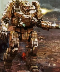 Mechwarrior Battletech Paint By Numbers