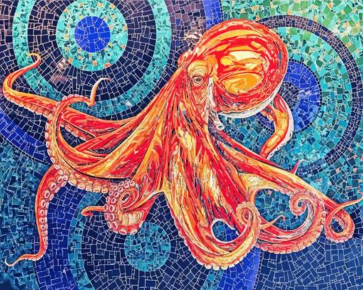 Octopus Mosaic Paint By Numbers