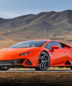 Lamborghini Huracan Paint By Numbers