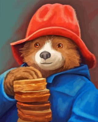 Paddington Bear Paint By Numbers