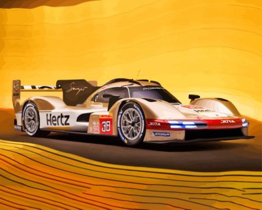 Porsche Le Mans Paint By Numbers