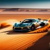 Desert Race Car Paint By Numbers