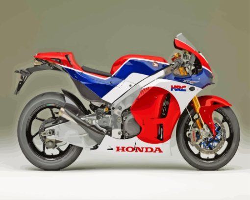 Motorcycle Honda Paint By Numbers