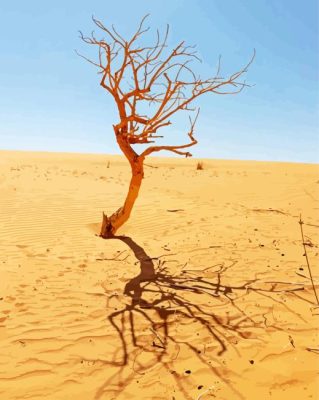 Sahara Tree Paint By Numbers