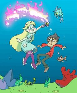 Star Butterfly Paint By Numbers