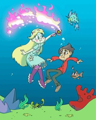 Star Butterfly Paint By Numbers