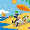 Mickey Mouse Summer Paint By Numbers