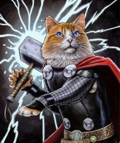 Epic Super Cat Paint By Numbers