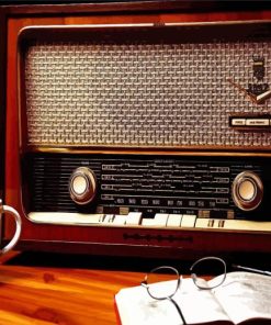 Vintage Radio Paint By Numbers